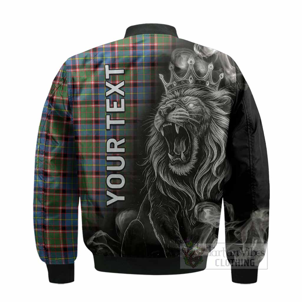 Aikenhead Tartan Bomber Jacket Roaring Lion Heritage