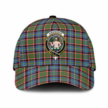 Aikenhead Tartan Classic Cap with Family Crest