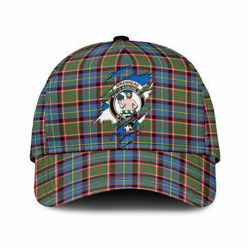Aikenhead Tartan Classic Cap with Family Crest In Me Style