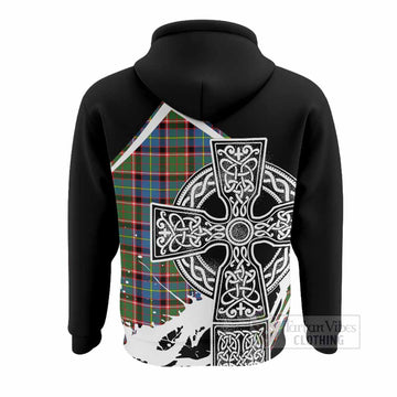 Aikenhead Tartan Crest Hoodie Scottish Celtic Cross Heritage