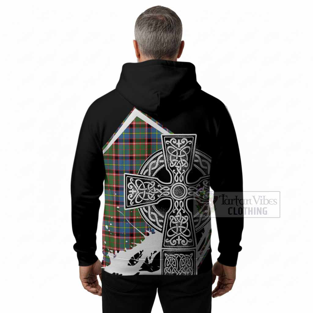 Aikenhead Tartan Crest Hoodie Scottish Celtic Cross Heritage