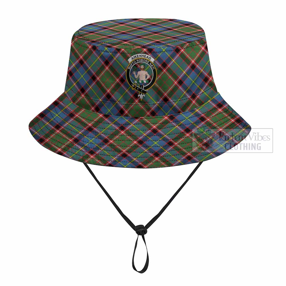 Aikenhead Tartan Fishing Hat with Family Crest