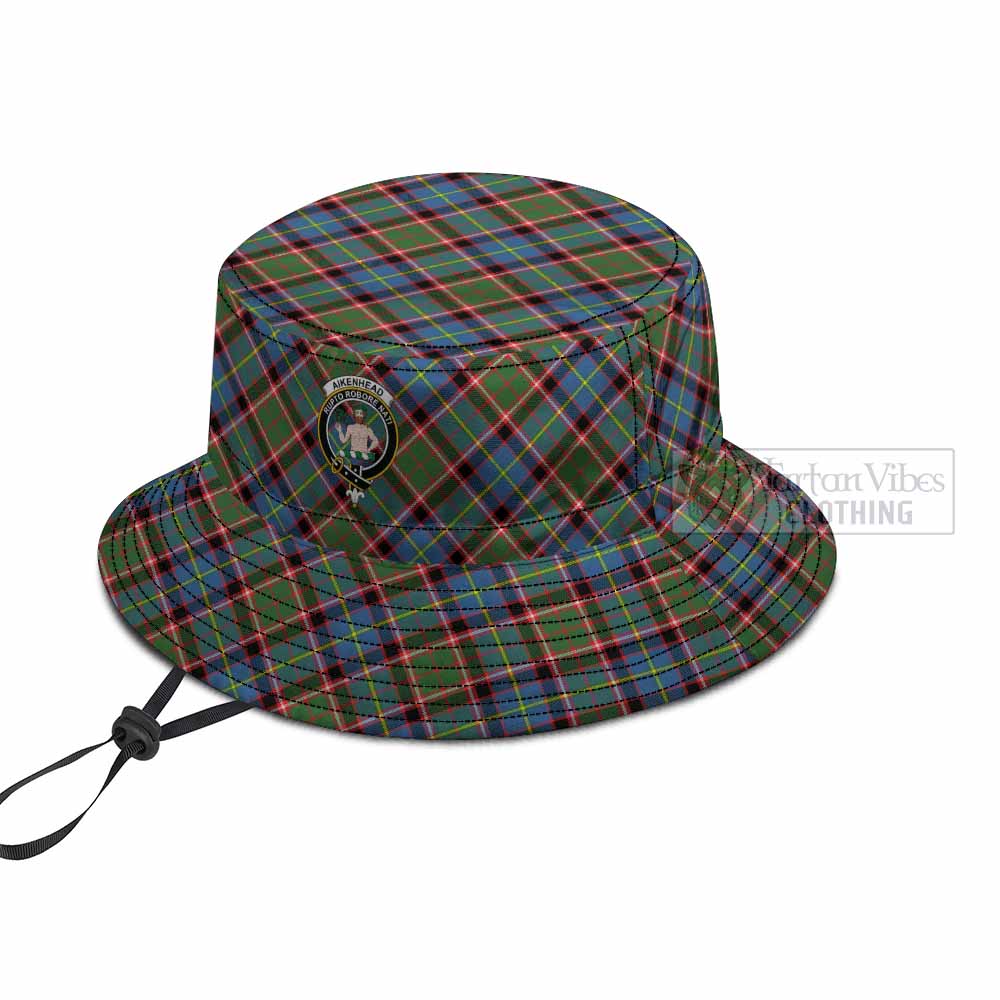 Aikenhead Tartan Fishing Hat with Family Crest