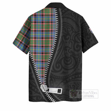Aikenhead Tartan Hawaiian Shirt New Zealand Pattern Unique Zipper Stylized