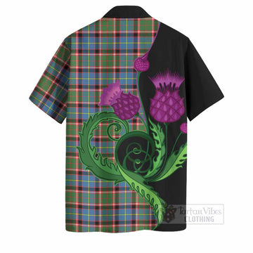 Aikenhead Tartan Hawaiian Shirt Traditional Scottish Thistle