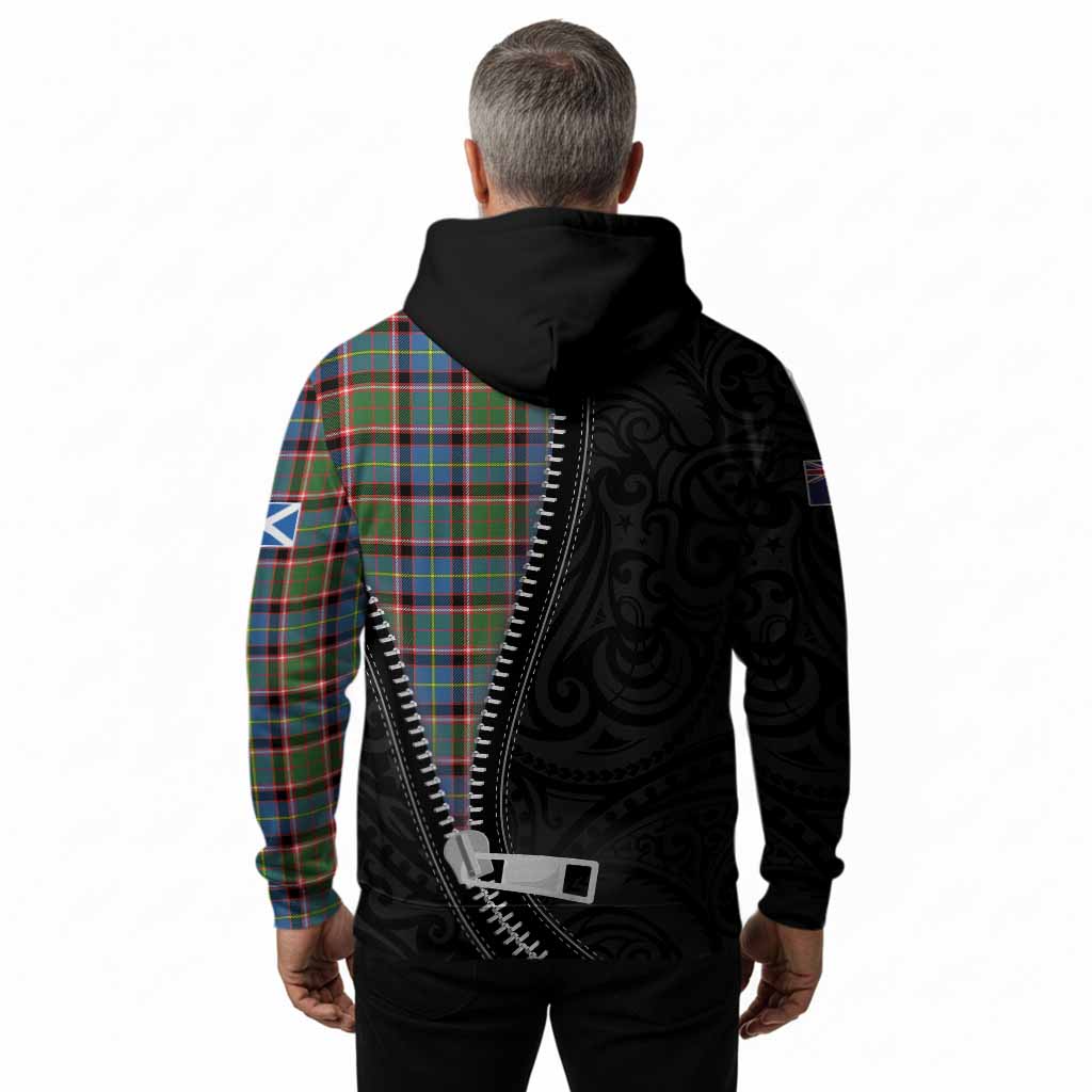 Aikenhead Tartan Hoodie New Zealand Pattern Unique Zipper Stylized