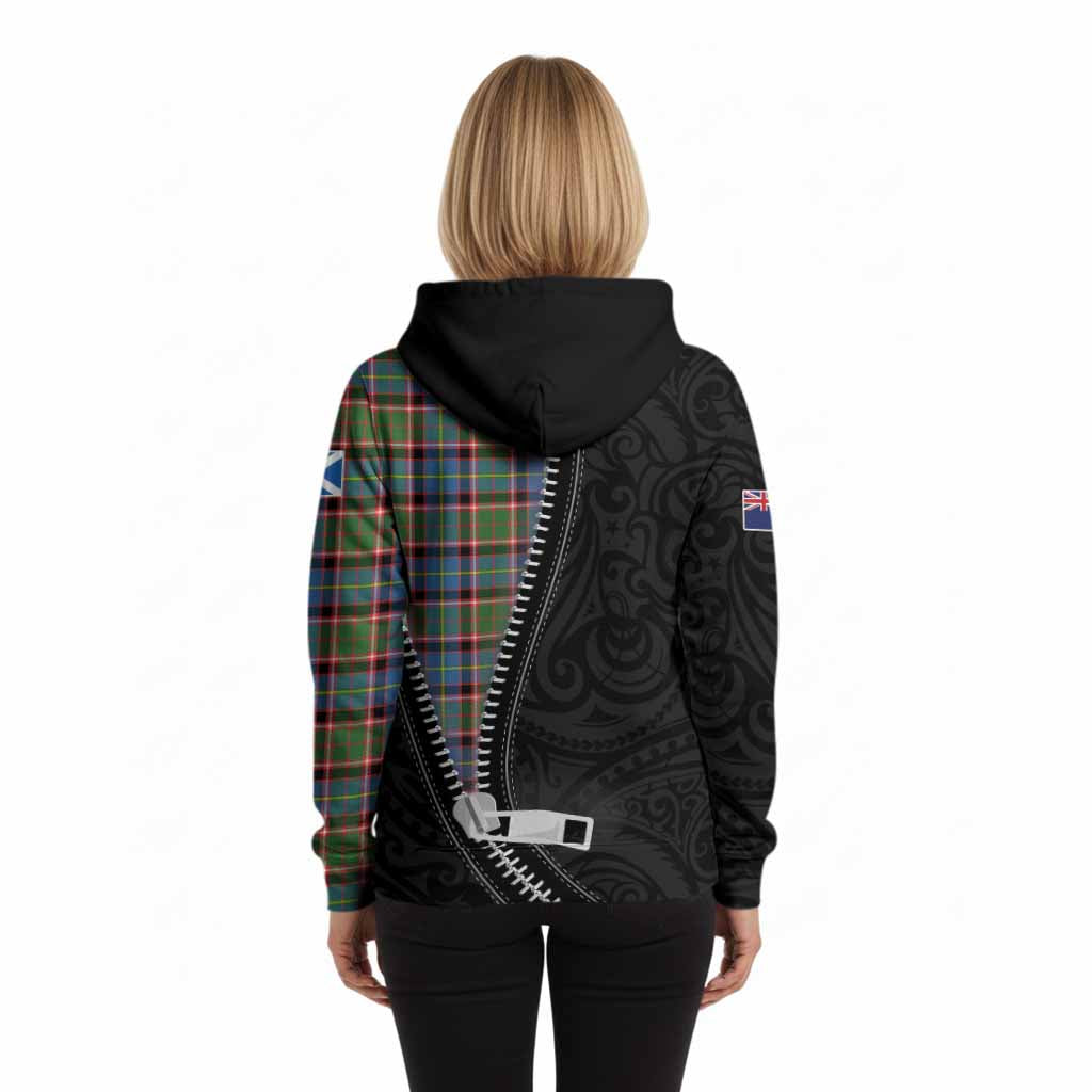 Aikenhead Tartan Hoodie New Zealand Pattern Unique Zipper Stylized