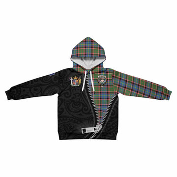 Aikenhead Tartan Kid Hoodie New Zealand Pattern Unique Zipper Stylized