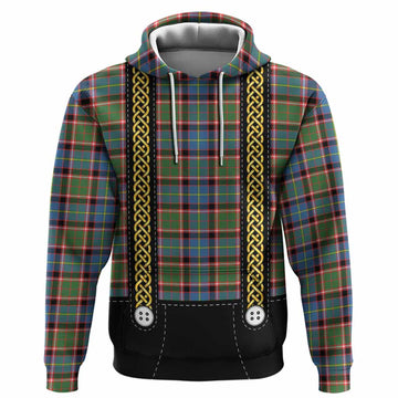 Aikenhead Tartan Lederhosen Costume Hoodie Scotland Celtic Knot Motif
