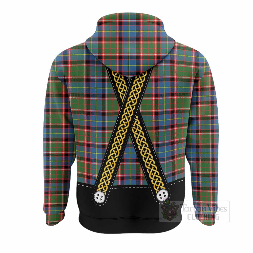 Aikenhead Tartan Lederhosen Costume Hoodie Scotland Celtic Knot Motif