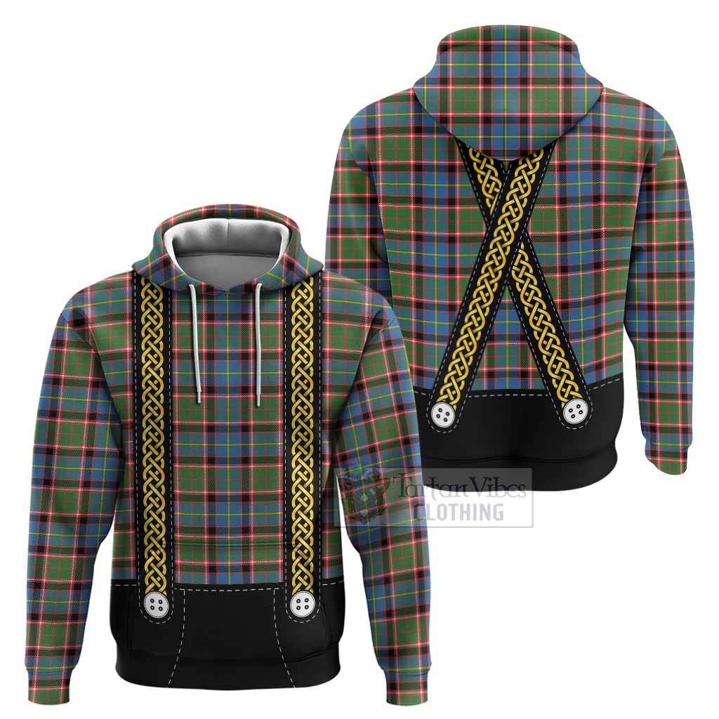 Aikenhead Tartan Lederhosen Costume Hoodie Scotland Celtic Knot Motif