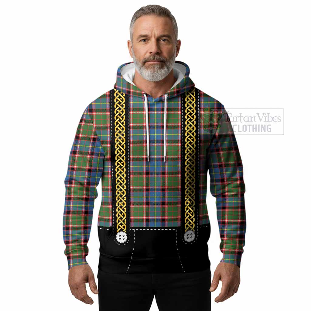Aikenhead Tartan Lederhosen Costume Hoodie Scotland Celtic Knot Motif