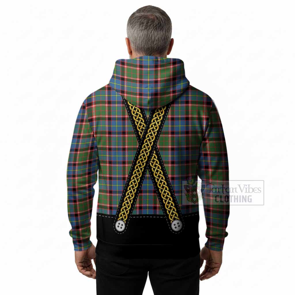 Aikenhead Tartan Lederhosen Costume Hoodie Scotland Celtic Knot Motif