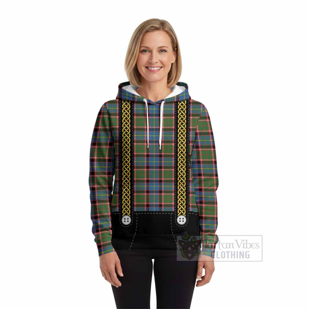 Aikenhead Tartan Lederhosen Costume Hoodie Scotland Celtic Knot Motif