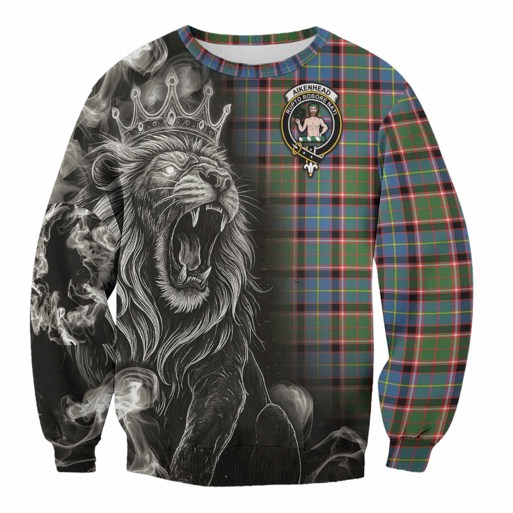 Aikenhead Tartan Sweatshirt Roaring Lion Heritage