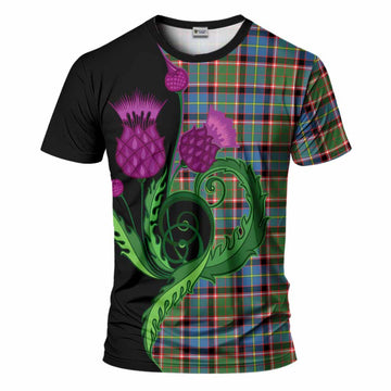 Aikenhead Tartan T-Shirt Traditional Scottish Thistle