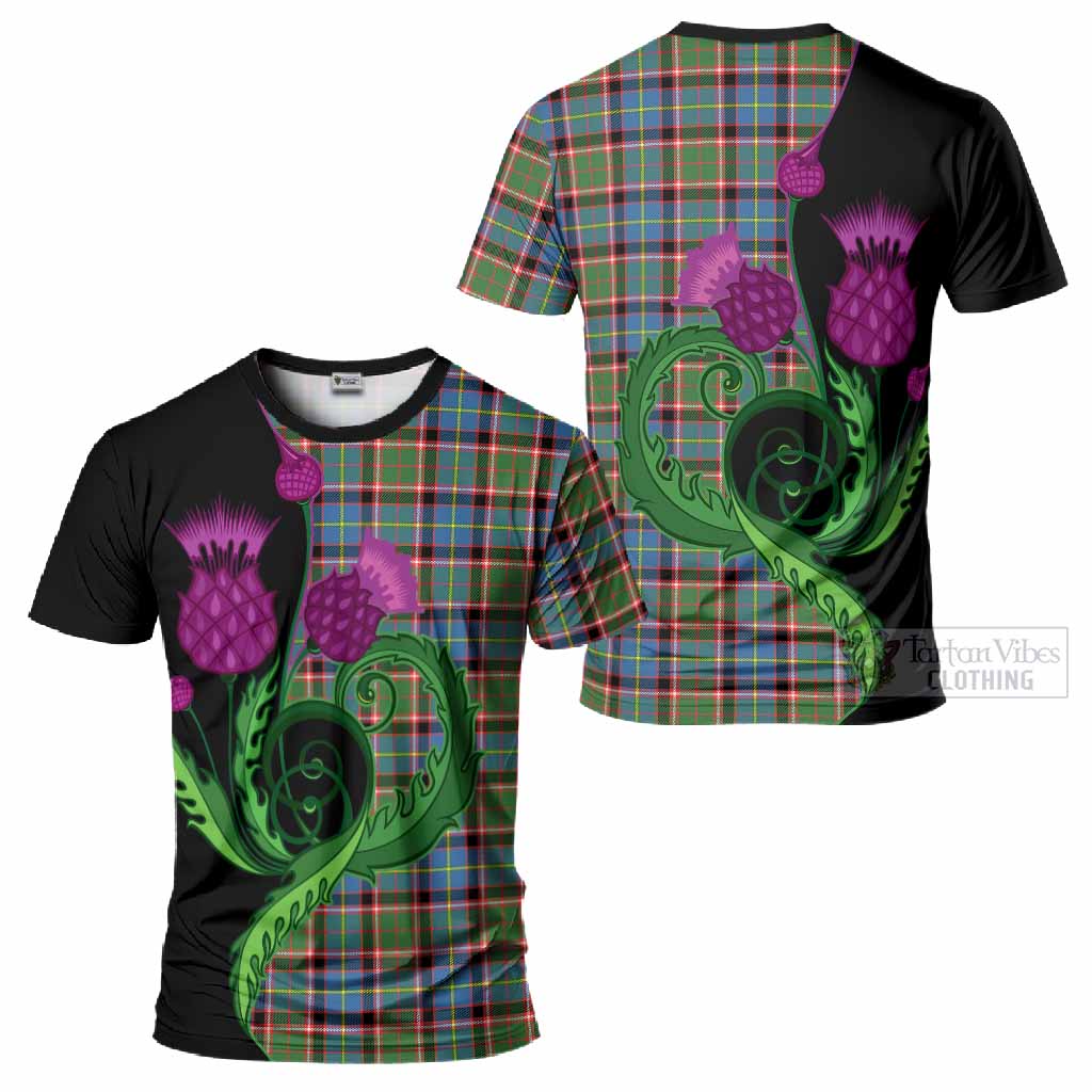 Aikenhead Tartan T-Shirt Traditional Scottish Thistle