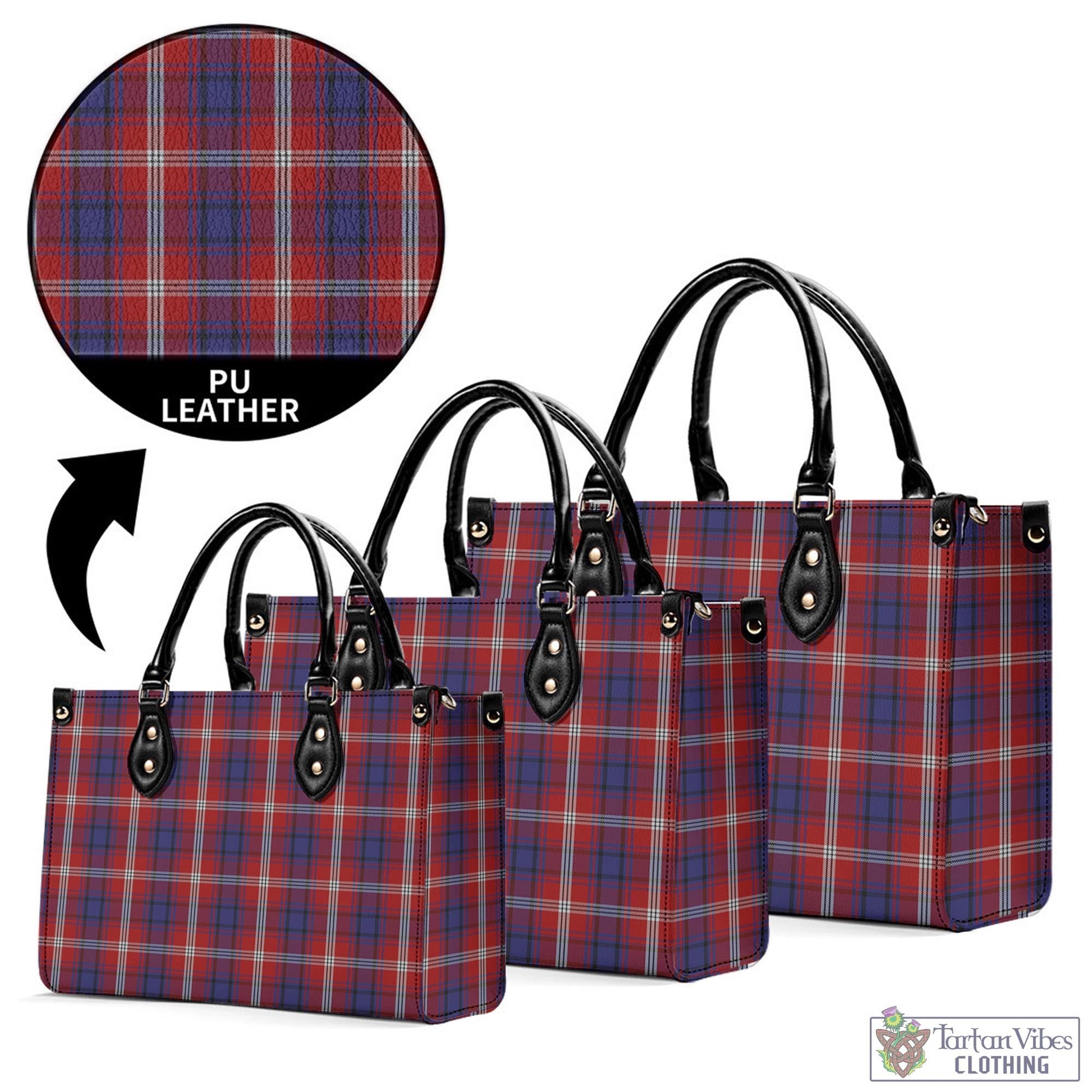 Ainslie Tartan Luxury Leather Handbags - Tartan Vibes Clothing