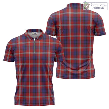 Ainslie Tartan Zipper Polo Shirt Unisex - Tartan Vibes Clothing