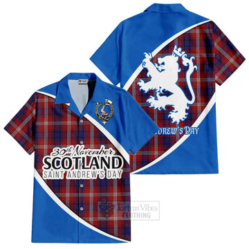 Ainslie Family Crest Tartan Hawaiian Shirt Celebrate Saint Andrew's Day in Style Kid - Tartan Vibes Clothing