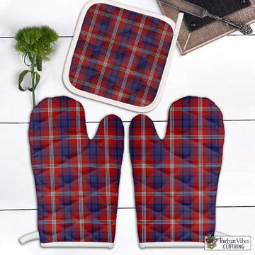 Ainslie Tartan Combo Oven Mitt & Pot-Holder Combo 2 Oven Mitt & 1 Pot-Holder Black - Tartan Vibes Clothing