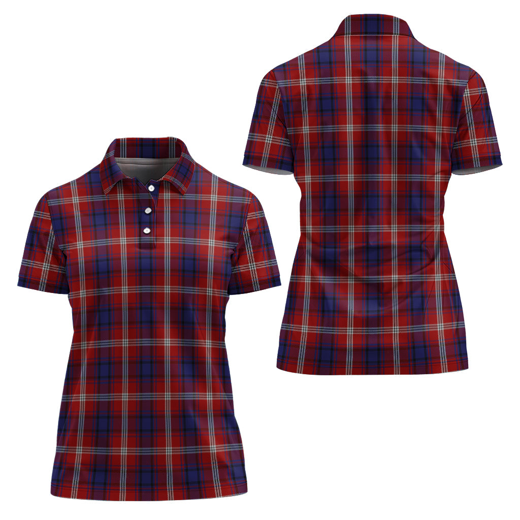 Ainslie Tartan Polo Shirt For Women Women - Tartanvibesclothing