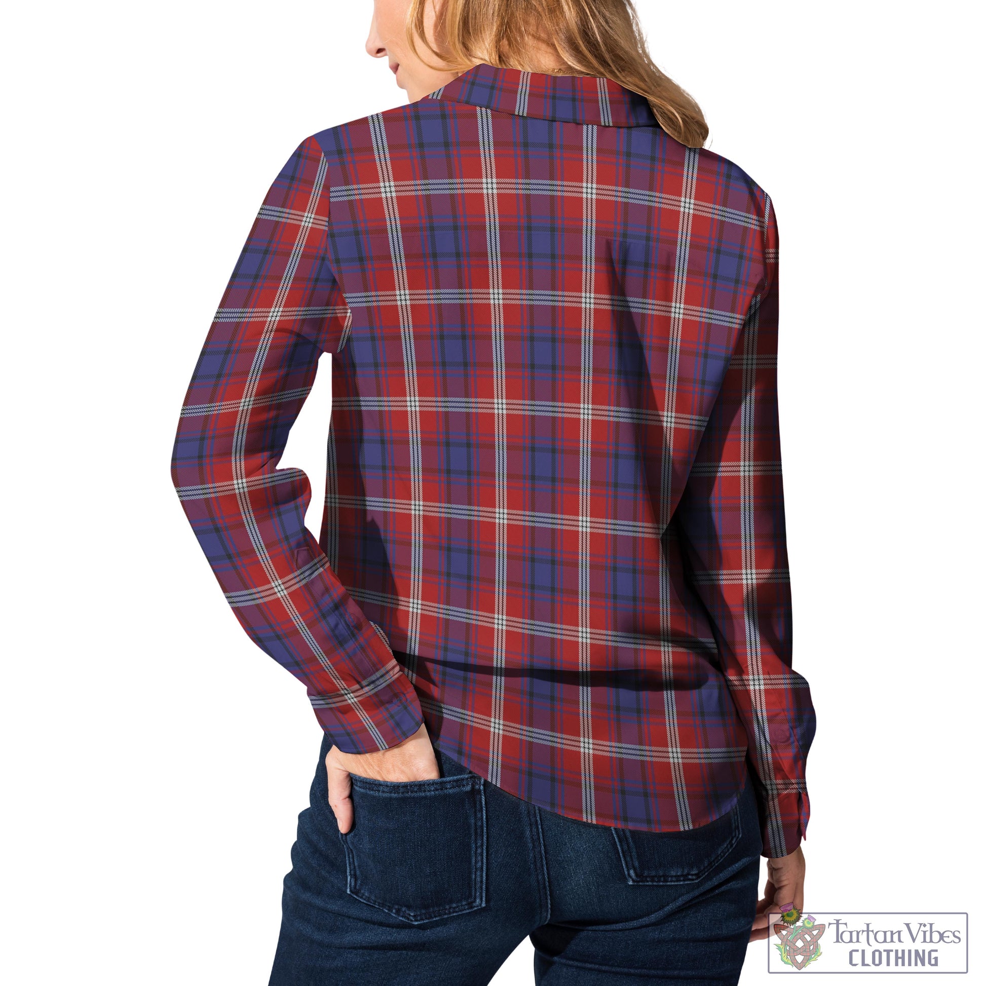 Ainslie Tartan Women's Casual Shirt Female - Tartan Vibes Clothing