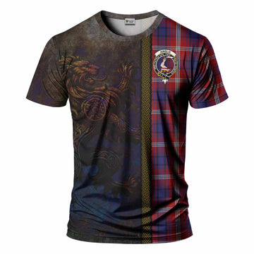Ainslie Tartan Family Crest T-Shirt Alba Gu Brath Be Brave Lion Ancient Style Kid's Shirt - Tartan Vibes Clothing