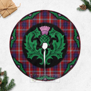 Ainslie Tartan Christmas Tree Skirt Scottish Thistle Style Casual Tree Skirts - Tartan Vibes Clothing