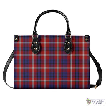 Ainslie Tartan Luxury Leather Handbags L - Tartan Vibes Clothing
