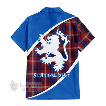 Ainslie Family Crest Tartan Hawaiian Shirt Celebrate Saint Andrew's Day in Style - Tartan Vibes Clothing