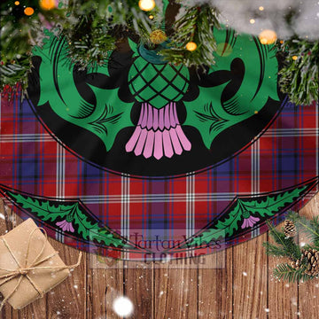 Ainslie Tartan Christmas Tree Skirt Scottish Thistle Style - Tartan Vibes Clothing