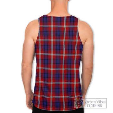 Ainslie Tartan Men's Tank Top with Family Crest DNA In Me Style - Tartan Vibes Clothing