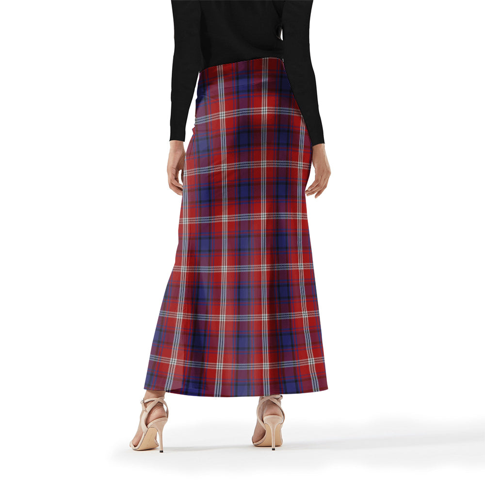 Ainslie Tartan Womens Full Length Skirt - Tartanvibesclothing