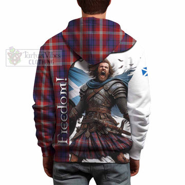 Ainslie Crest Tartan Hoodie Inspired by the Freedom of Scottish Warrior - Tartan Vibes Clothing