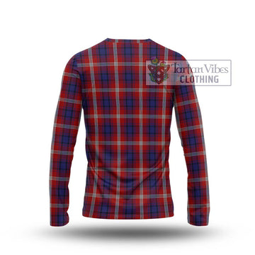Ainslie Tartan Long Sleeve T-Shirt with Family Crest DNA In Me Style - Tartan Vibes Clothing