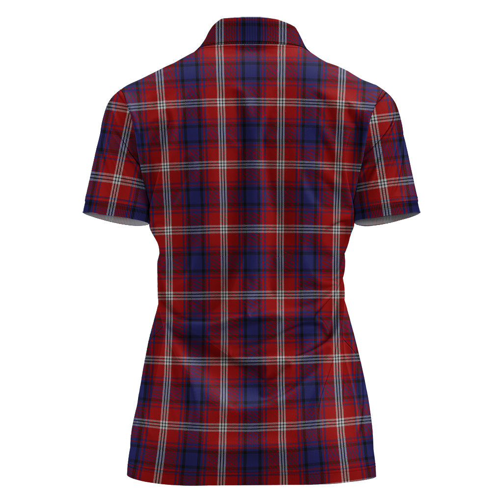 Ainslie Tartan Polo Shirt For Women - Tartanvibesclothing