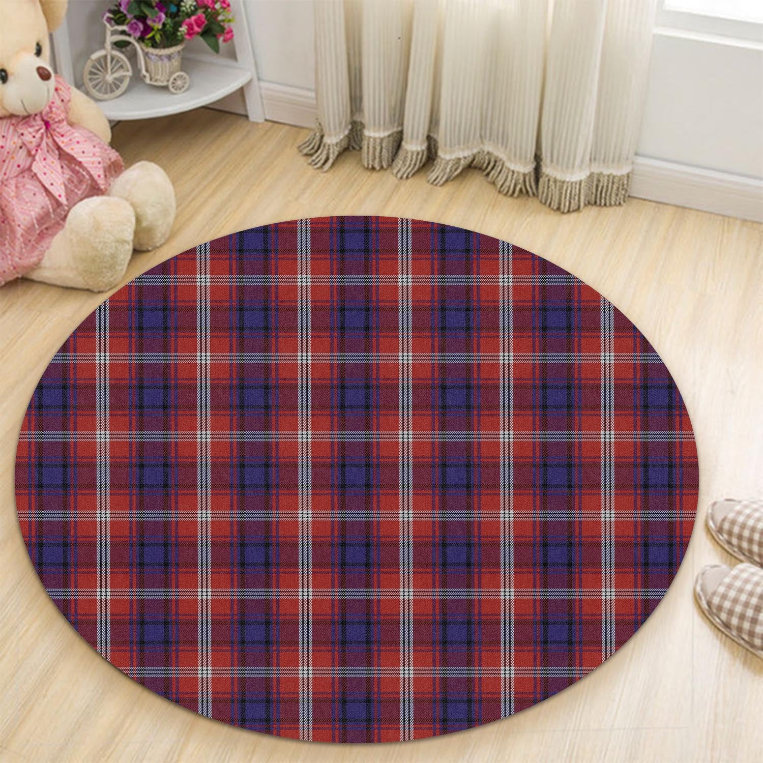 Ainslie Tartan Round Rug - Tartan Vibes Clothing