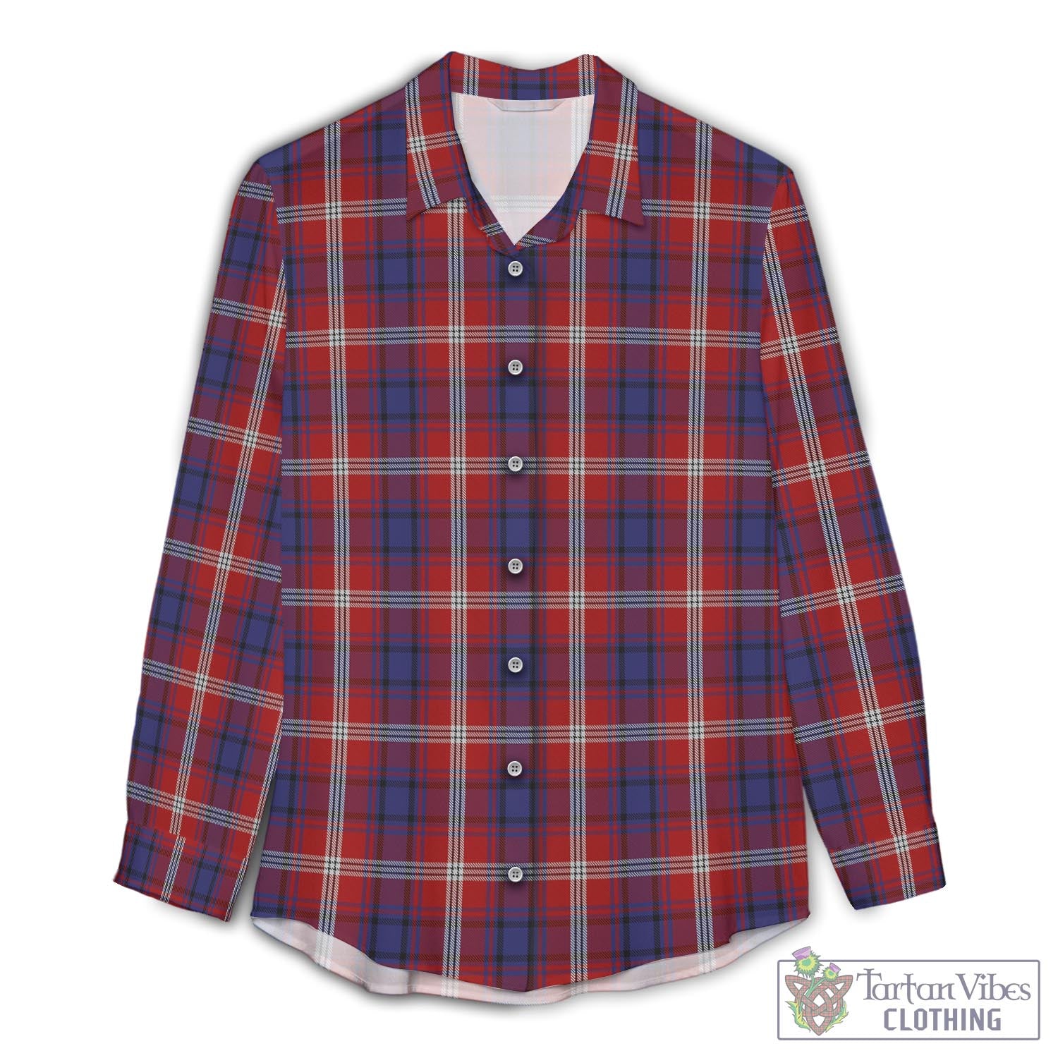 Ainslie Tartan Women's Casual Shirt - Tartan Vibes Clothing