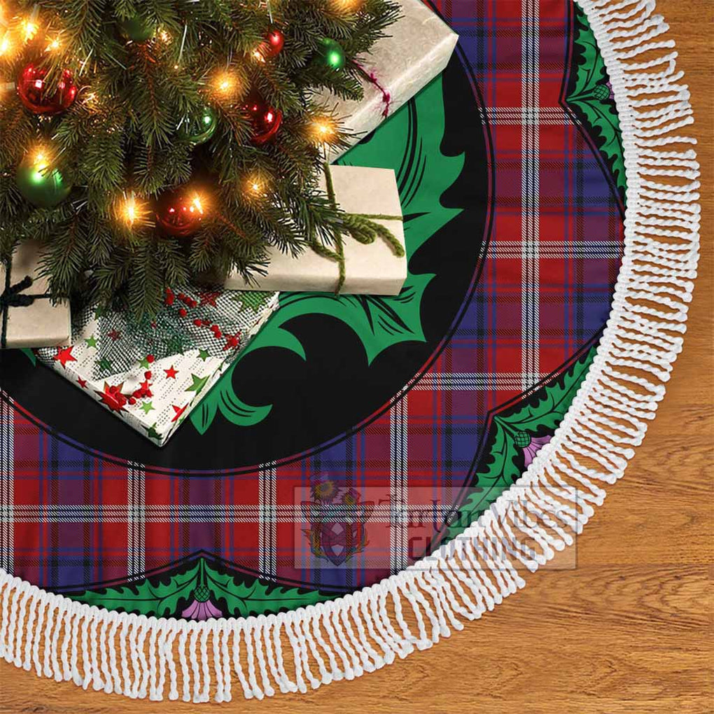 Ainslie Tartan Christmas Tree Skirt Scottish Thistle Style - Tartan Vibes Clothing
