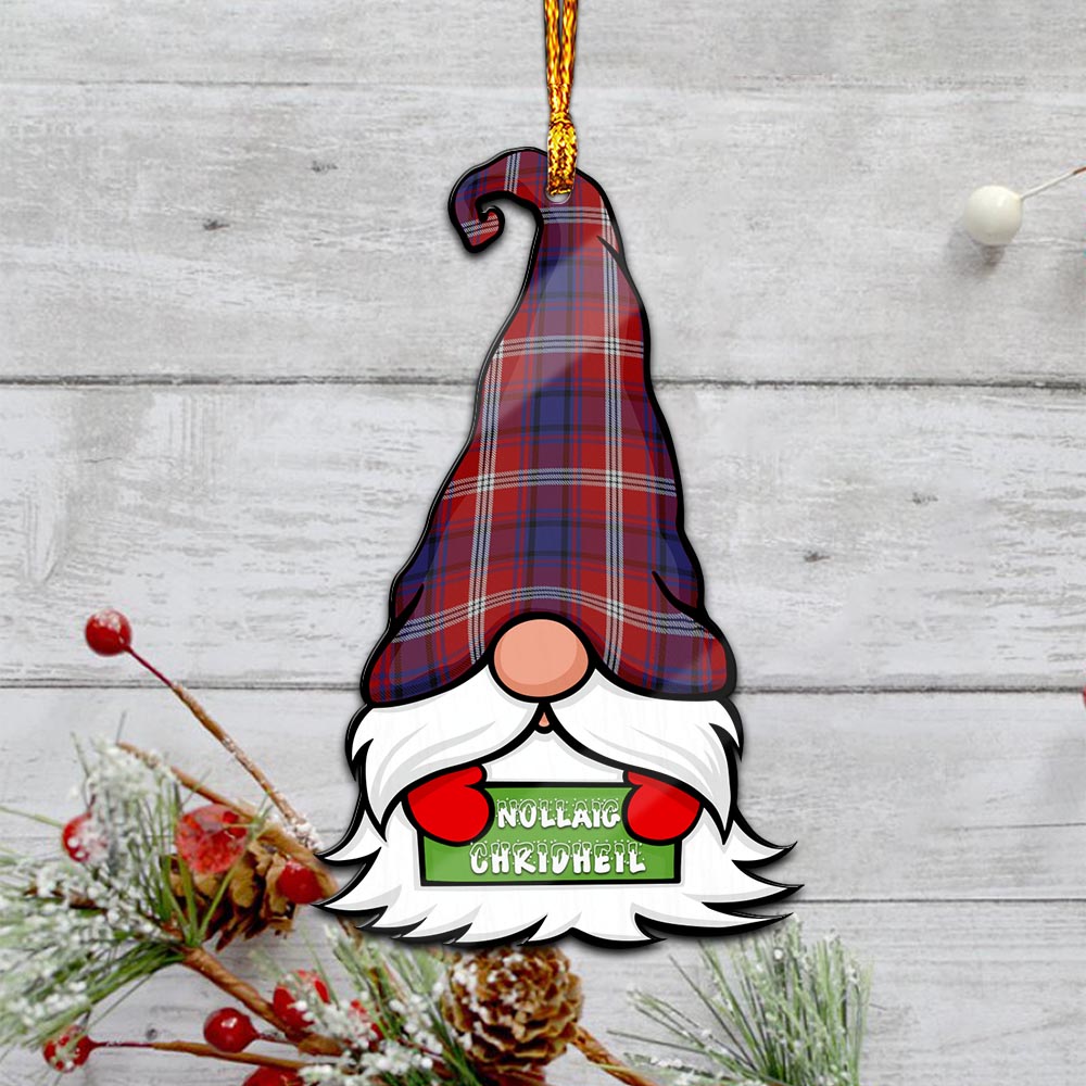 Ainslie Gnome Christmas Ornament with His Tartan Christmas Hat - Tartanvibesclothing
