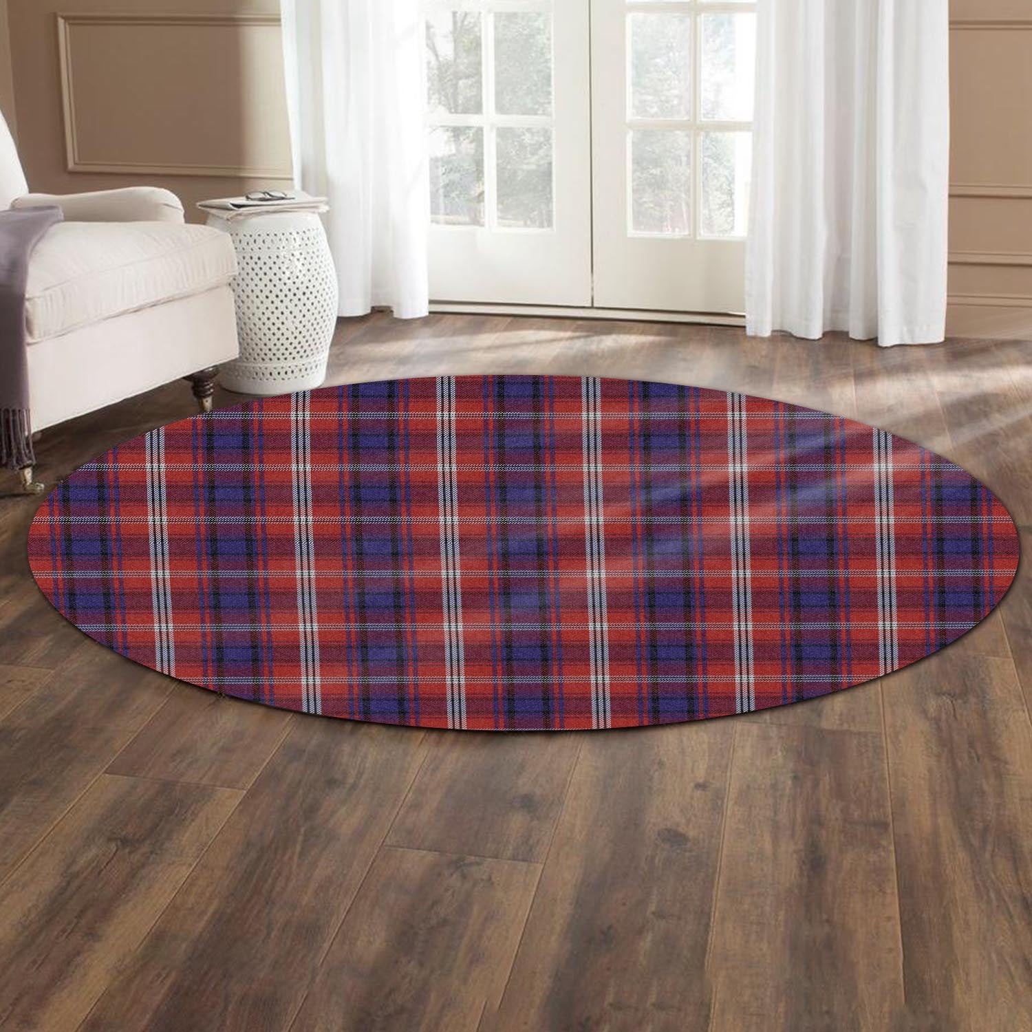 Ainslie Tartan Round Rug - Tartan Vibes Clothing