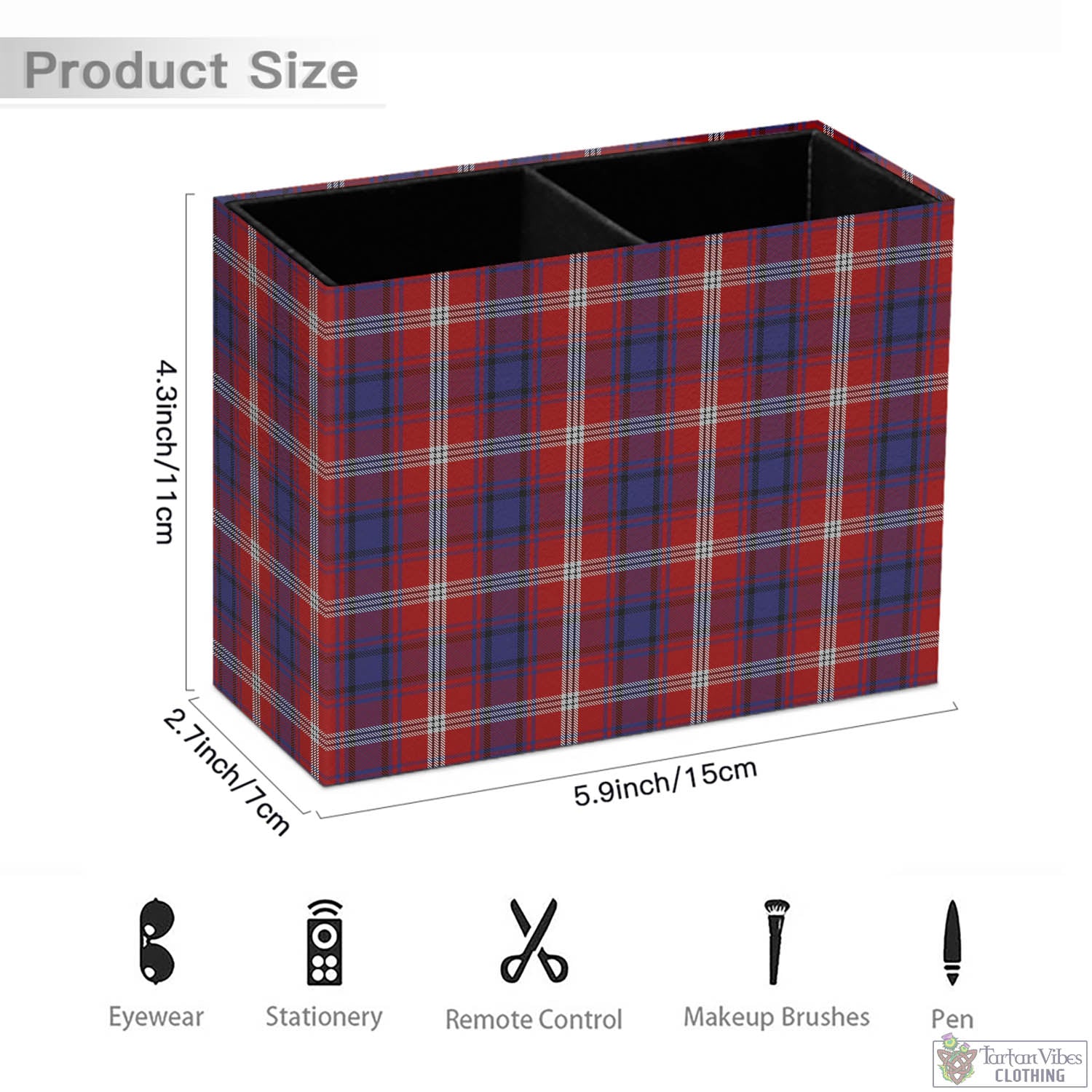 Ainslie Tartan Pen Holder - Tartan Vibes Clothing
