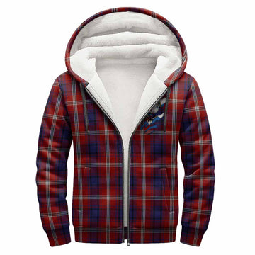 Ainslie Clan Crest In Me Tartan Sherpa Hoodie Scotland Flag Style