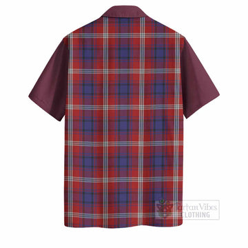 Ainslie Tartan Accent Hawaiian Shirt with Family Crest