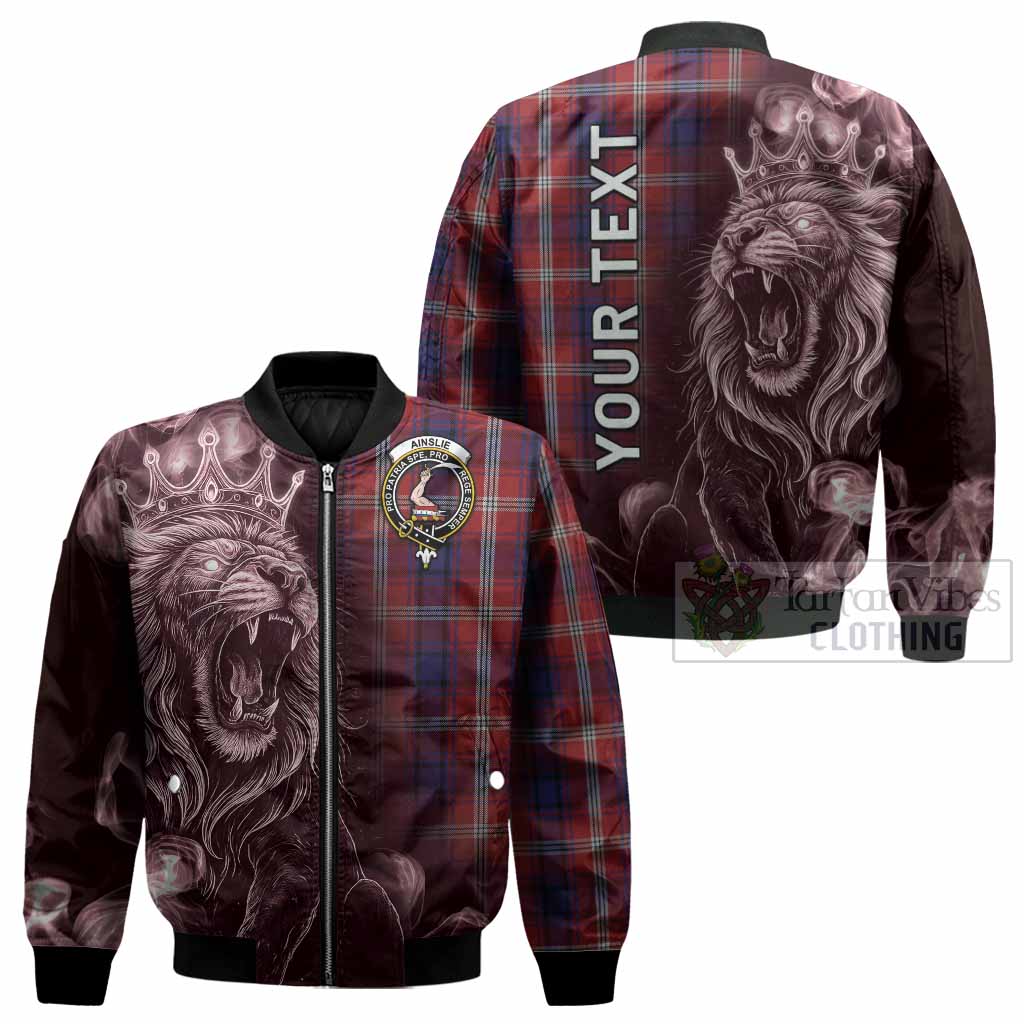 Ainslie Tartan Bomber Jacket Roaring Lion Heritage