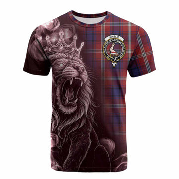 Ainslie Tartan Cotton T-shirt Roaring Lion Heritage
