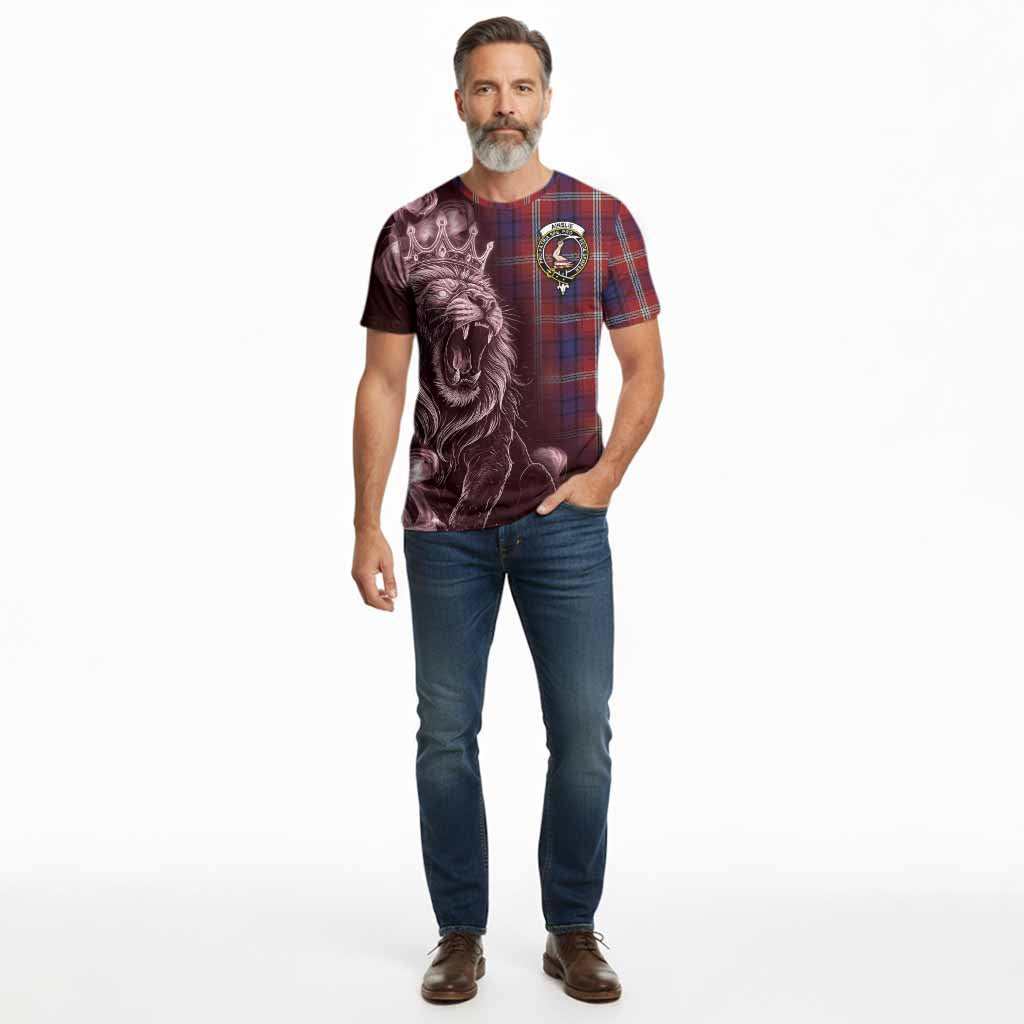 Ainslie Tartan Cotton T-shirt Roaring Lion Heritage