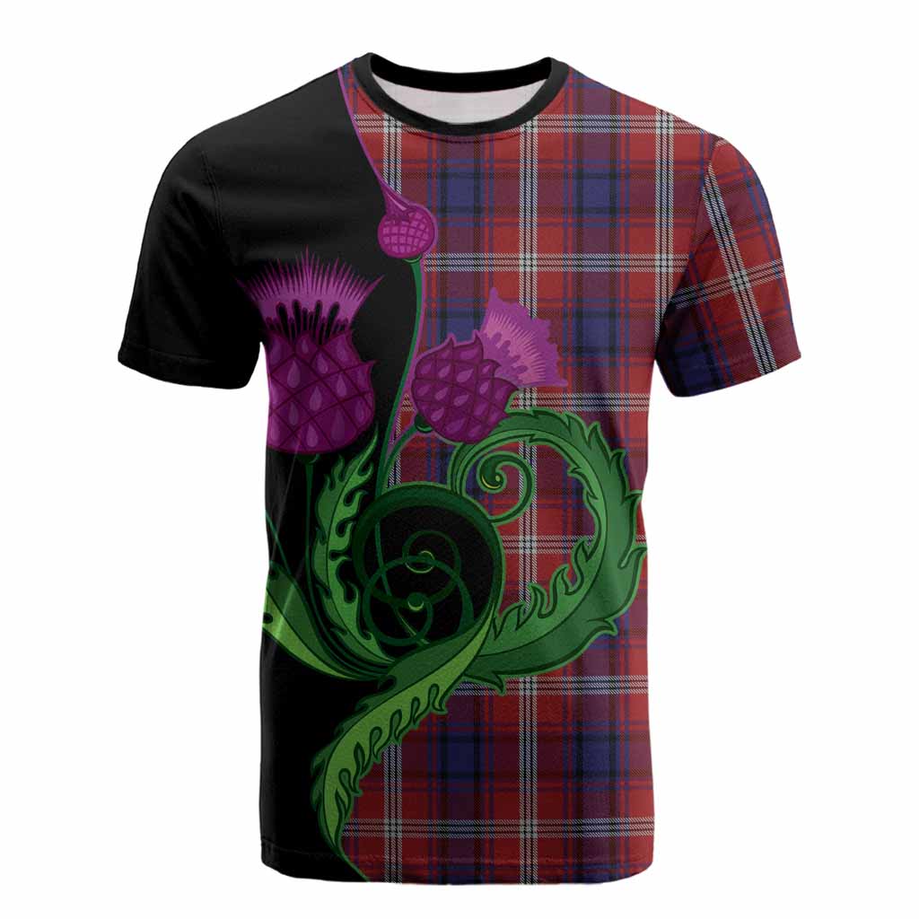 Ainslie Tartan Cotton T-shirt Traditional Scottish Thistle