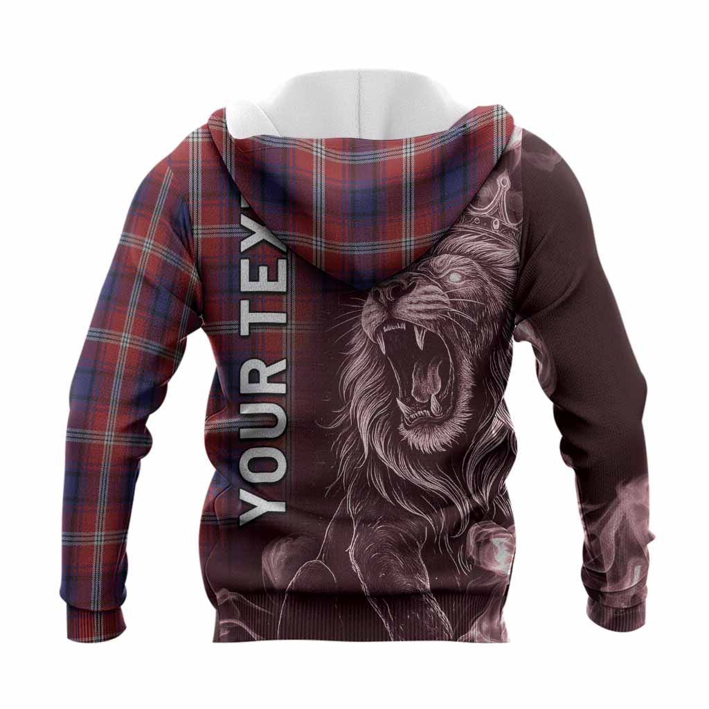 Ainslie Tartan Knitted Hoodie Roaring Lion Heritage
